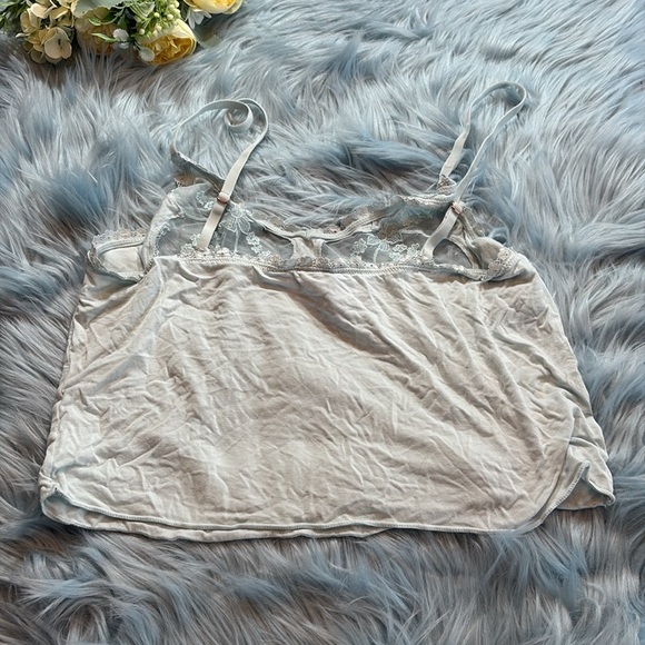 Savage X Fenty Peek Behind Lace Crop Cami Sz S - Picture 8 of 9